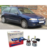 Rover 200 Led Xenon Uzun + Kısa Far Ampulü H4 Duo Yeni Seri Beyaz
