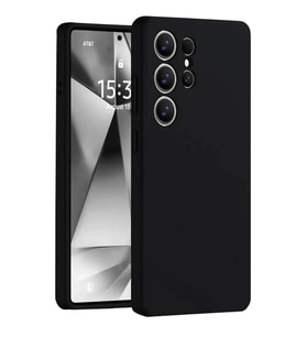 Durukar® Samsung Galaxy S25 Ultra Kılıf Nano içi Kadife Silikon - Siyah