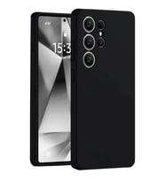 Durukar® Samsung Galaxy S25 Ultra Kılıf Nano içi Kadife Silikon - Siyah