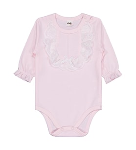 Civil Baby Brodeli 1-18 Ay Çıtçıtlı Badi - Pembe