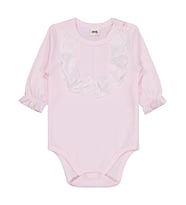Civil Baby Brodeli 1-18 Ay Çıtçıtlı Badi - Pembe