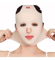 GZCZ Japon Malı Yüz Zayıflama Bandajı - Liftup Elastik V Şekillendirme Maske - Sarkma Önleyici