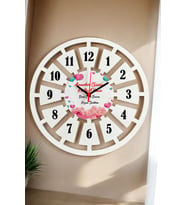 Anneler Günü Hediyesi Duvar Saati 40cm 013 (Beyaz)