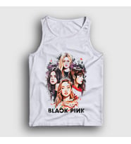 Presmono Unisex Beyaz Girls Blackpink Atlet 19395tt