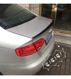 Audi A4 2012-2016 Spoiler Piano Black Spoyler Boyalı
