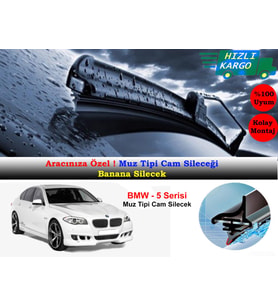 Bmw 5 Serisi F10 2010-2017 Muz Silecek Takımı