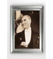 Gümüş Çerçeveli Atatürk Tablo a651