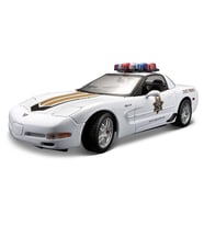 Maisto 1:18 Corvette Z06 Police Model Araba S/E