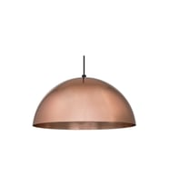 Rsylight Retro Metal Dekoratif Rustik Bakır Tekli Sarkıt Avize Çap 40 cm
