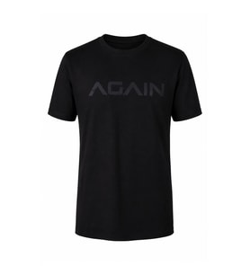 Trender Again Baskı Modal Octavian Siyah Erkek T-Shirt 226-30
