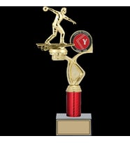 ODAK KUPA - Figürlü Kupalar - Bowling Erkek Figürlü Kupalar FG-016 C - 35 cm