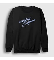 Presmono Unisex Siyah Hotel California Eagles Sweatshirt 145111tt