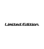 Limited Edition Araba Sticker Etiket Yapıştırma 25cm x 2cm Siyah Renk