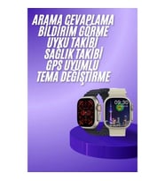 Mey İthalat® Akıllı Saat Bluetooth Bağlantılı Uyku ve Sağlık Takibi