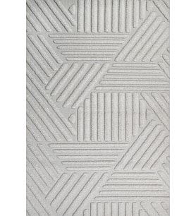 Gri Halı Kabartmalı Tekstürlü Geometrik Desenli Modern Salon Halısı Dijital Baskı Ürünü