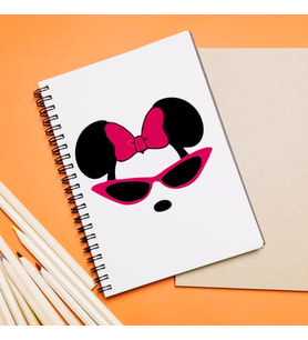 Minnie Mouse Sevgili Çift Tasarımlı Defter