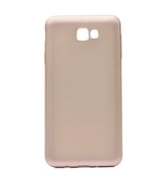 Samsung Galaxy J7 Prime Uyumlu Kılıf Zore Premier Silikon Kapak (Gold)