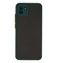 Galaxy A03 Kılıf Montreal Silikon Kapak - Yeşil