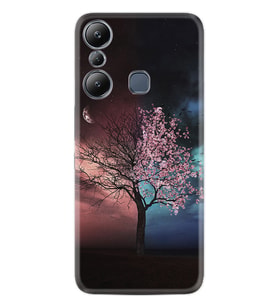 Infınix Hot 20i Kılıf Resimli Desenli Silikon Platinium Series Heaven Tree 1859