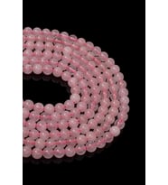 6 MM Pembe Kuvars Taşı Dizi