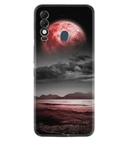 Tecno Spark 8T Kılıf Resimli Desenli Silikon Platinium Series Red World 1836
