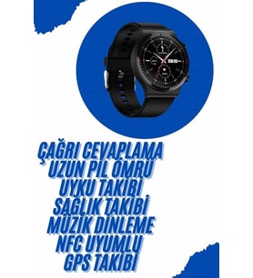 Akıllı Saat Yeni Nesil Üç Kordonlu Nabız Ölçer Çağrı Cevaplama