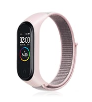 Xiaomi Mi Band 3 Uyumlu Kordon Hasır Örgü Cırt Cırtlı Terletmeyen Zore KRD-03 Kumaş Kayış
