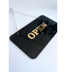 Open / Closed Kapı Tabelası – Tüm İşletmeler için Şık ve Sade Tasarım