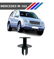 Mercedes W163 M Class Davlumbaz Klipsi 81471-911-992 M1700-19 50 Adet