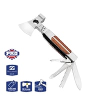 WORKPRO WP383001 12 IN 1 Çok Fonksiyonlu Profesyonel Mini Balta/Çekiç Alet Seti + Taşıma Kılıfı