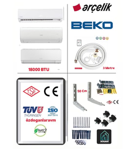 İnverter 18000 Btu Klima Montaj Seti Takımı
