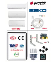 İnverter 18000 Btu Klima Montaj Seti Takımı