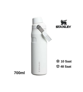 Stanley Iceflow Fast Flow Soğuk Su Termosu 0.7L Matara (Beyaz)