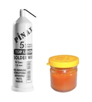 Tüp Lehim Teli Ve Lehim Pastası Set