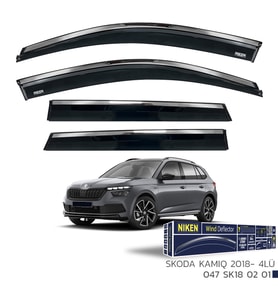 SKODA KAMIQ 2018 2019 2020 2021 2022 2023 2024 2025 KROMLU CAM RÜZGARLIĞI 4 LÜ