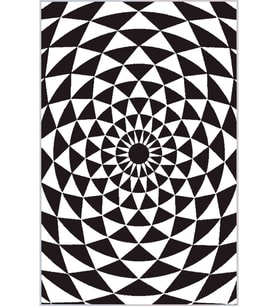 Eliana Home Baskılı, Yıkanabilir Kaymaz Taban Mutfak Halısı LNA2007 100x150 cm (Siyah)