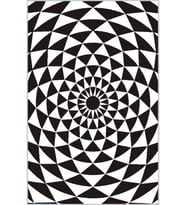 Eliana Home Baskılı, Yıkanabilir Kaymaz Taban Mutfak Halısı LNA2007 100x150 cm (Siyah)