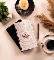 Fen Bilgisi Öğretmeni Ahşap Defter, Kalem Hediye Seti (Beyaz)