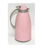 Cam İç Hazneli Vakumlu Termos 1.0 Litre - Sıcak ve Soğuk Tutucu pembe