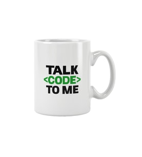 Talk Code To Me Yazılımcı Mühendis Hediye Baskılı Kupa Bardak