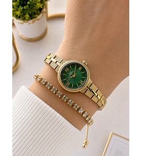 RMS Romanson Vintage Mini Kasa Özel Kordon 2 Yıl Garantili 3 Atm Kadın Kol Saati+Bileklik A2239.29