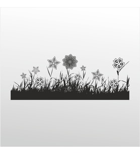 Folyo Sticker Çiçek 160cm Uzunluk (Karışık)