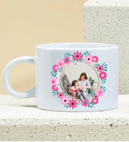 Anneler Gününe Özel Resim Fotoğraf Tasarımlı Porselen Kupa Nescafe Fincanı