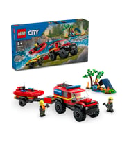 Lego City 4x4 Kurtarma Botlu İtfaiye Kamyonu 60412