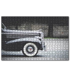 Cakapuzzle Antika Klasik Araba Ön Sağ Detay  Puzzle Yapboz MDF (Ahşap) (120 Parça)