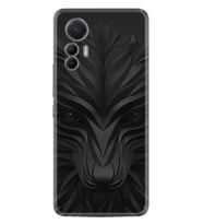 Xiaomi 12 Lite Kılıf Resimli Desenli Baskılı Silikon Black Fox 1325