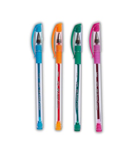 Tükenmez Kalem İğne Uçlu 4 Renk 1 Paket Faber Tükenmez Kalem (Karışık)