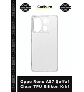 Oppo Reno A57 Şeffaf Clear TPU Silikon Kılıf Cihaz Aksesuar Mobil Koruma