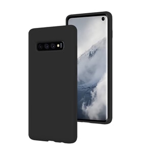 Samsung Galaxy S10 İnce Mat Silikon Kılıf Siyah