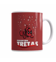 Camiseta Procurando Tretas Kupa Bardak Porselen